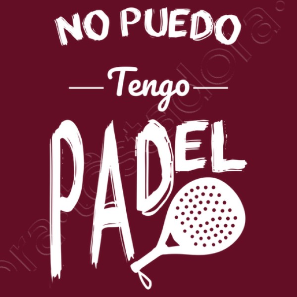Camiseta hombre No puedo tengo padel