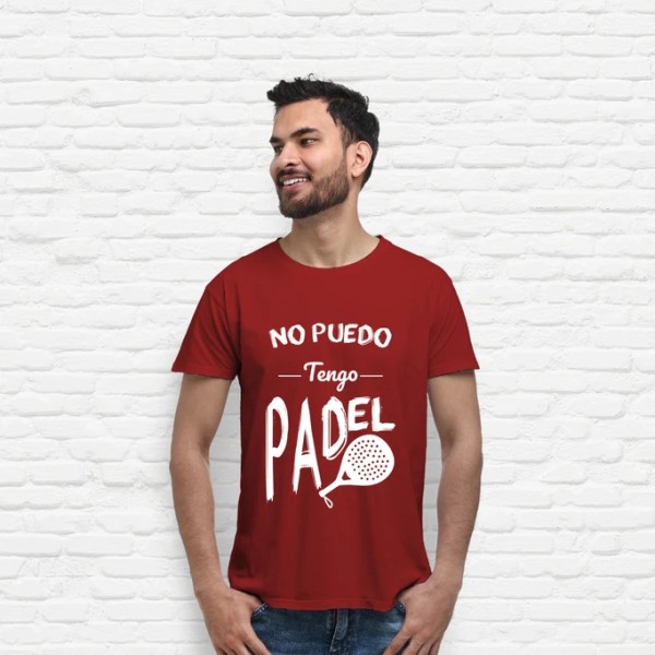 Camiseta hombre No puedo tengo padel