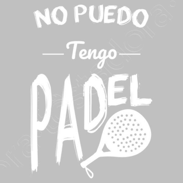 Camiseta hombre No puedo tengo padel