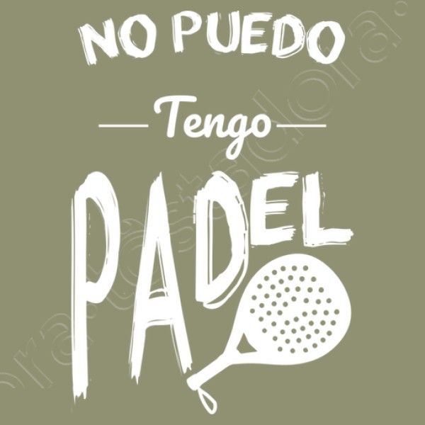 Camiseta hombre No puedo tengo padel