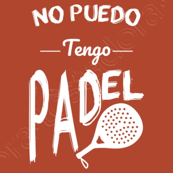 Camiseta hombre No puedo tengo padel