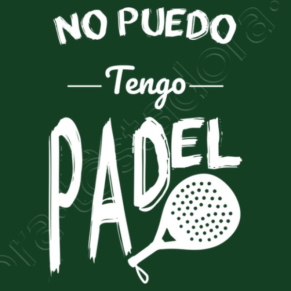 Camiseta hombre No puedo tengo padel