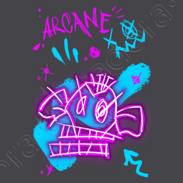 Camiseta Arcane dibujos Jinx