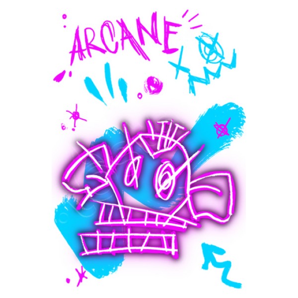Camiseta Arcane dibujos Jinx