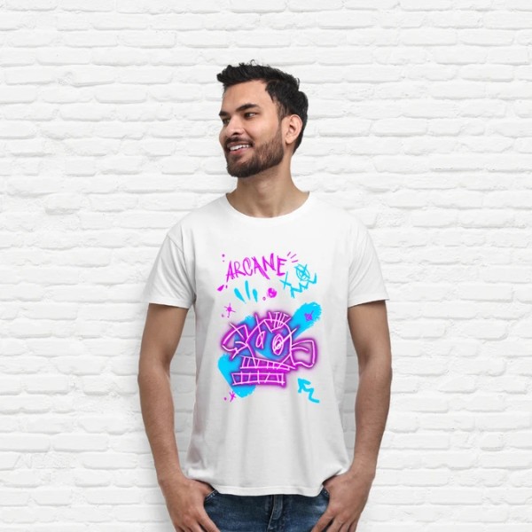 Camiseta Arcane dibujos Jinx