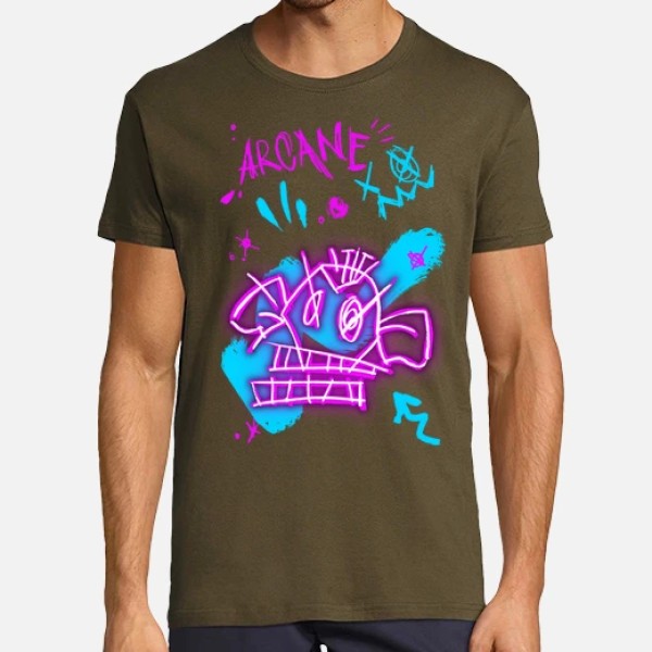 Camiseta Arcane dibujos Jinx
