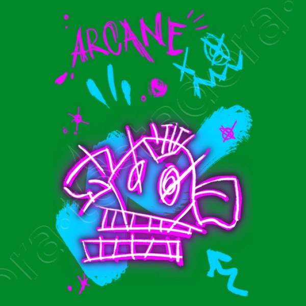 Camiseta Arcane dibujos Jinx