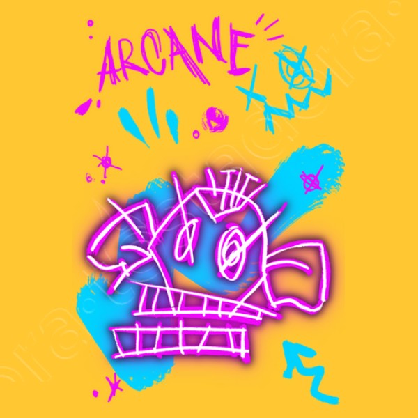 Camiseta Arcane dibujos Jinx
