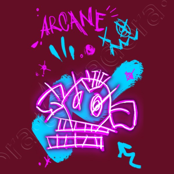 Camiseta Arcane dibujos Jinx