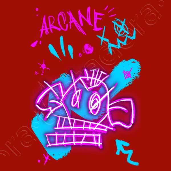 Camiseta Arcane dibujos Jinx