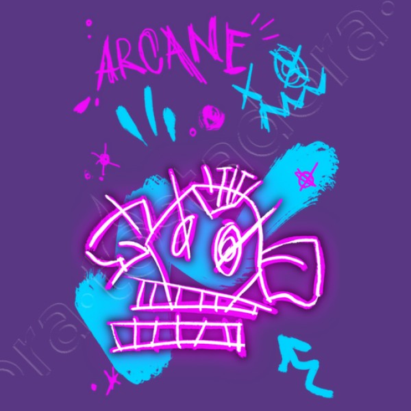 Camiseta Arcane dibujos Jinx