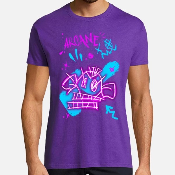 Camiseta Arcane dibujos Jinx