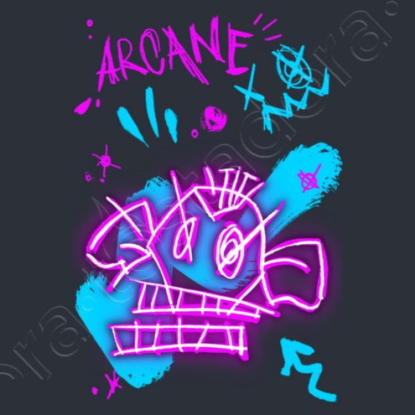 Camiseta Arcane dibujos Jinx