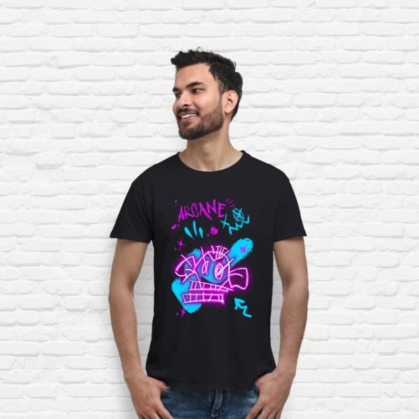 Camiseta Arcane dibujos Jinx