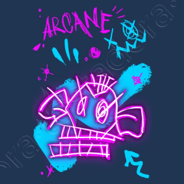 Camiseta Arcane dibujos Jinx