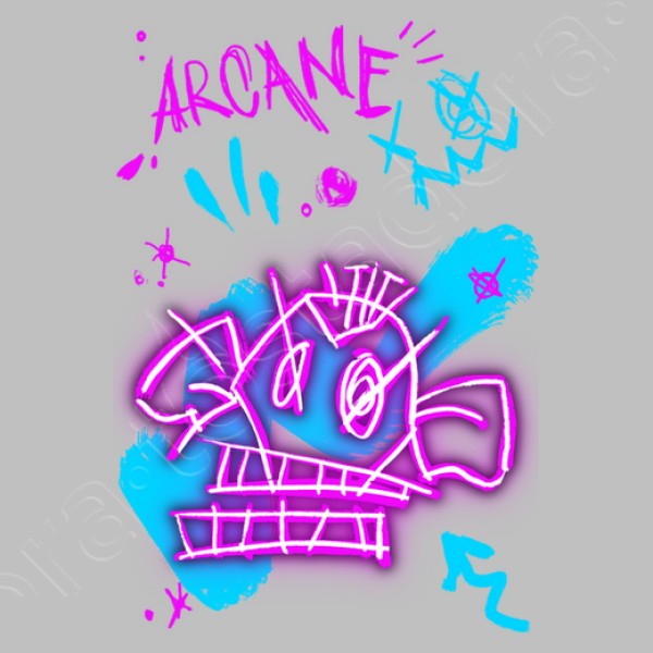 Camiseta Arcane dibujos Jinx