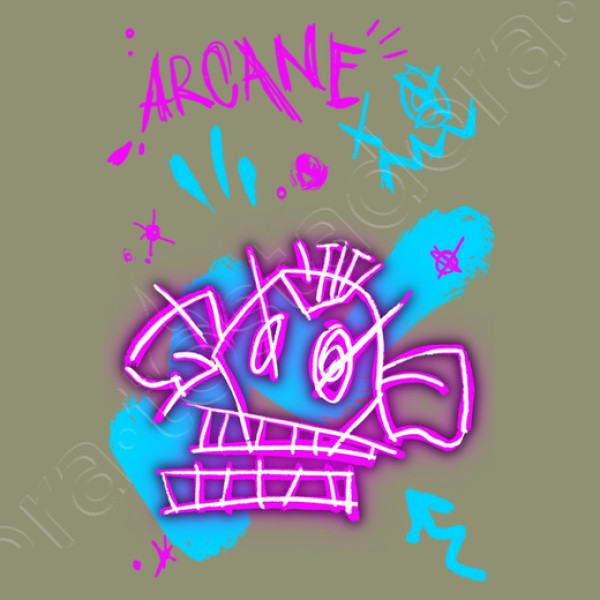 Camiseta Arcane dibujos Jinx