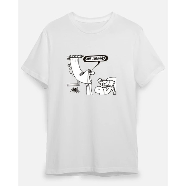 Camiseta me aburro