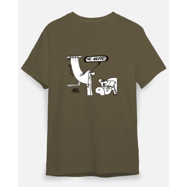 Camiseta me aburro