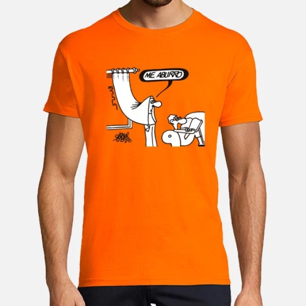 Camiseta me aburro