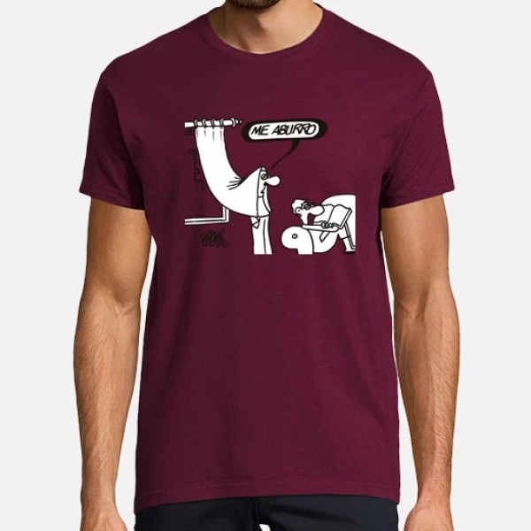 Camiseta me aburro