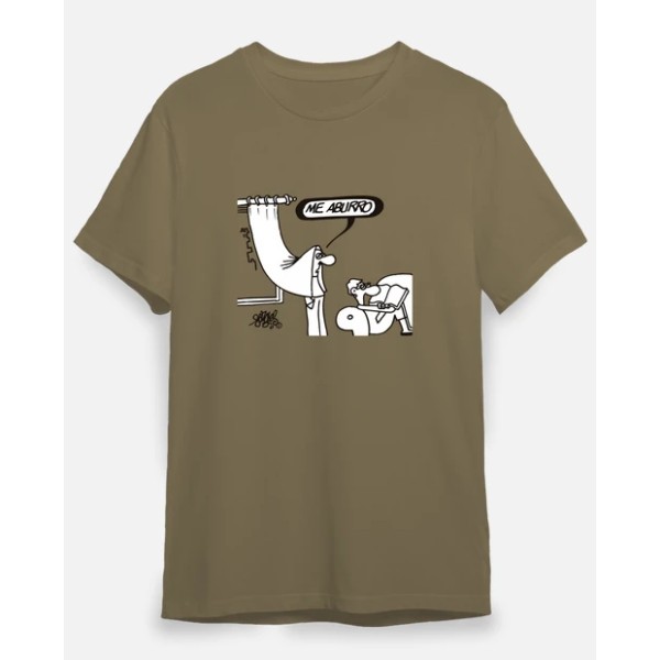 Camiseta me aburro