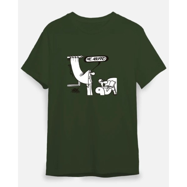 Camiseta me aburro