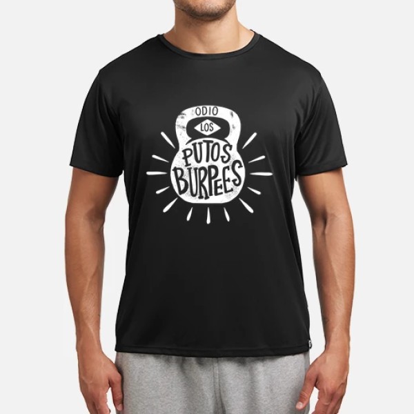 camiseta BURPEES negra