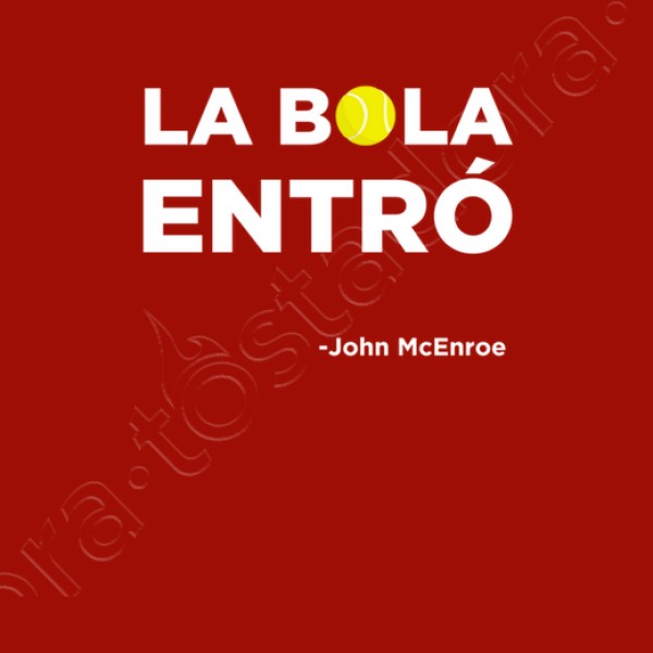 la bola entro john mcenroe