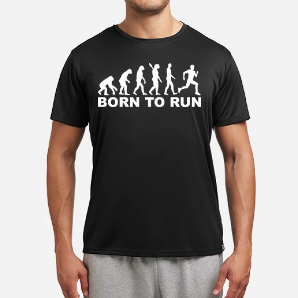 Camiseta hombre running Born to run