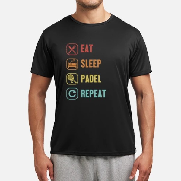 comer dormir padel repetir playa padel