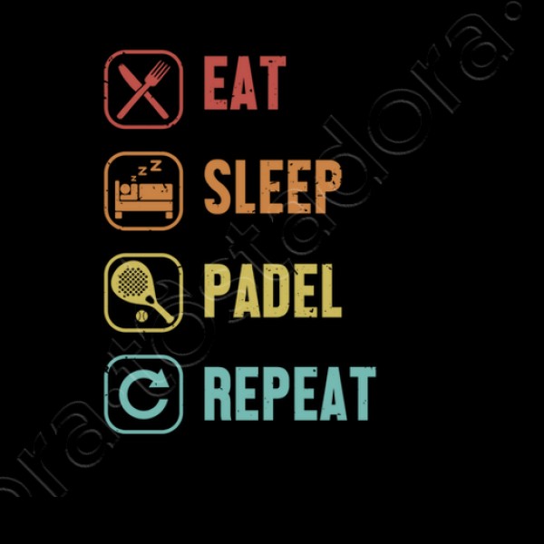 comer dormir padel repetir playa padel