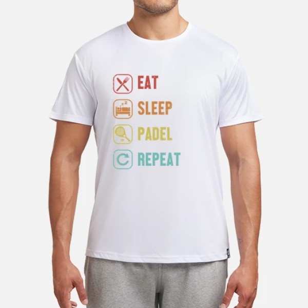 comer dormir padel repetir playa padel