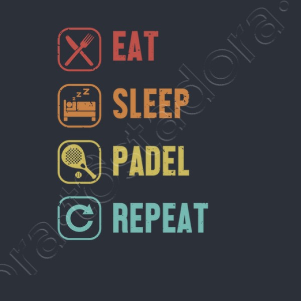 comer dormir padel repetir playa padel