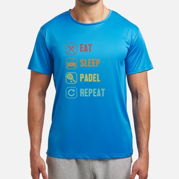 comer dormir padel repetir playa padel