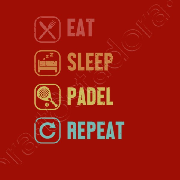 comer dormir padel repetir playa padel