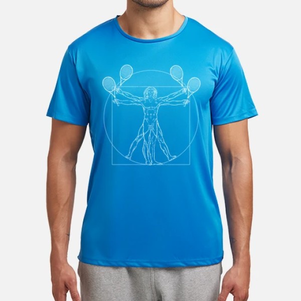 tenis da vinci dibujo tenista