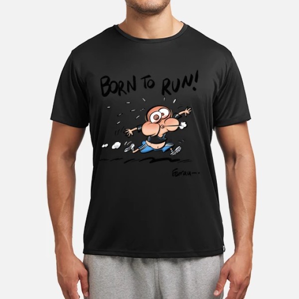 Camiseta running hombre Born to run