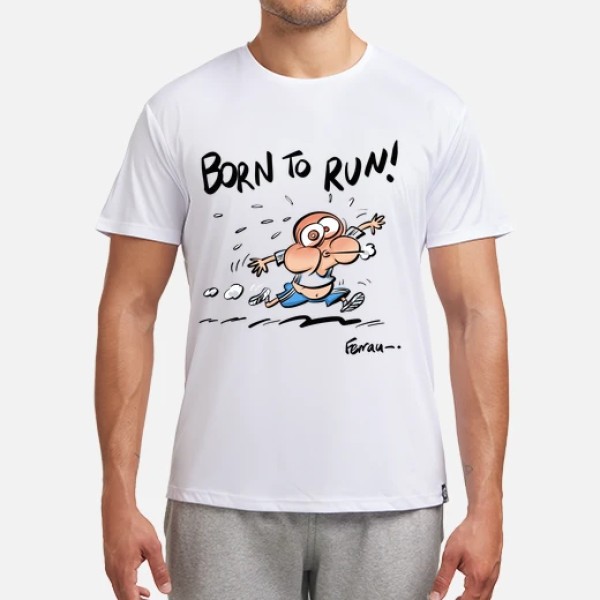 Camiseta running hombre Born to run