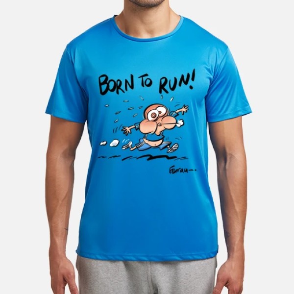 Camiseta running hombre Born to run