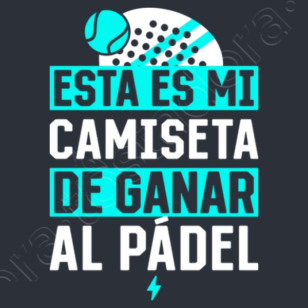 Mi camiseta de ganar al pu00e1del