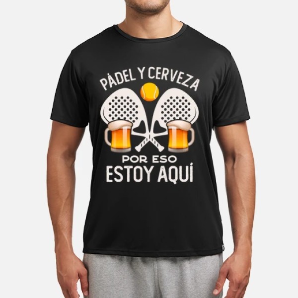 Pu00e1del y cerveza por eso estoy aquu00ed regalo pu00e1del divertido tennis