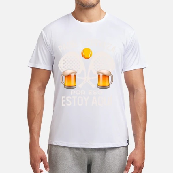 Pu00e1del y cerveza por eso estoy aquu00ed regalo pu00e1del divertido tennis