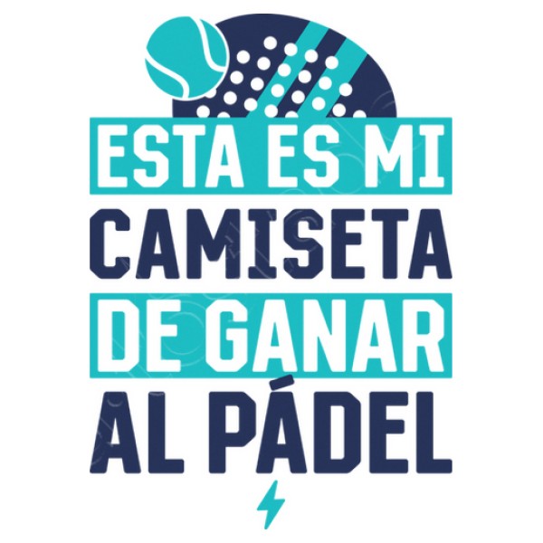 Mi camiseta de ganar al pu00e1del