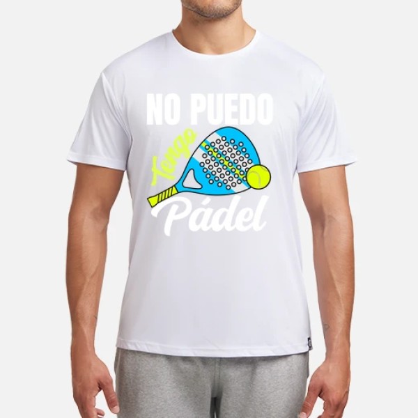 Camiseta padel No puedo tengo padel