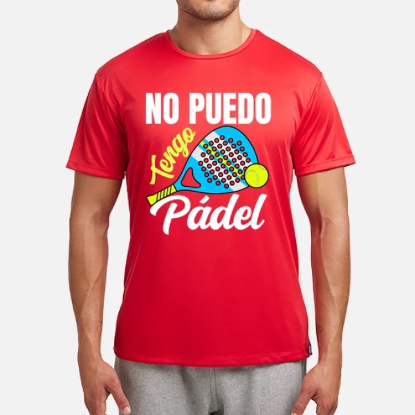 Camiseta padel No puedo tengo padel