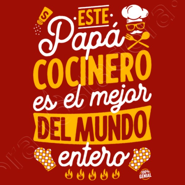 Papu00e1 cocinero el mejor del mundo entero regalos para el dia del padre