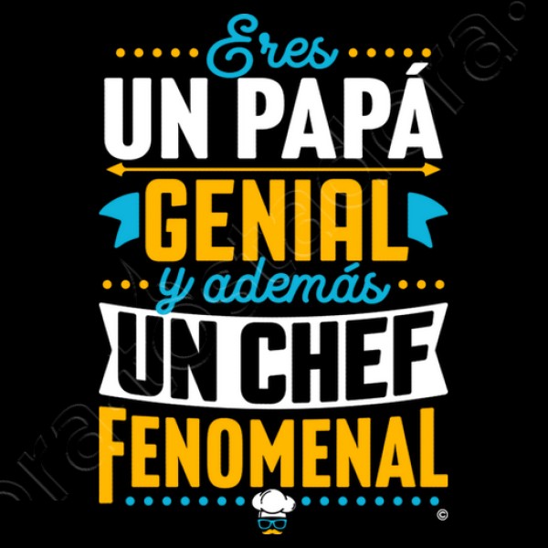 Papu00e1 genial Chef fenomenal regalos du00eda del padre