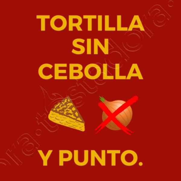 Tortilla sin cebolla