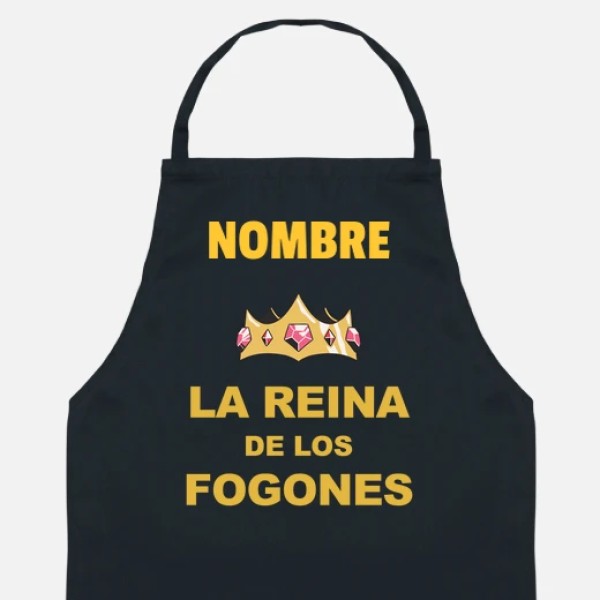 La reina de los fogones personalizable regalos personalizados pareja